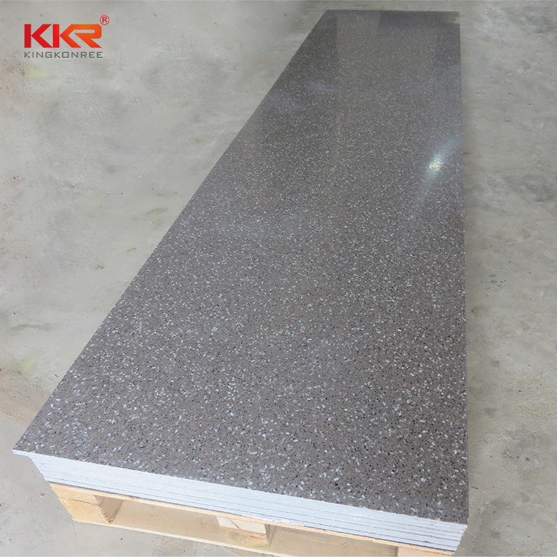Modified Acrylic Solid Surface Sheet With Big Chips KKR-M1849