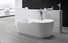 white rectangular freestanding bathtub free design for hotel