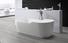 KingKonree round freestanding bathtub at discount for bathroom
