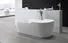 white rectangular freestanding bathtub free design for hotel