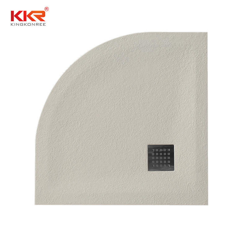 Sector Shape Artificial Marble Polymarble Shower Pan KKR-T116