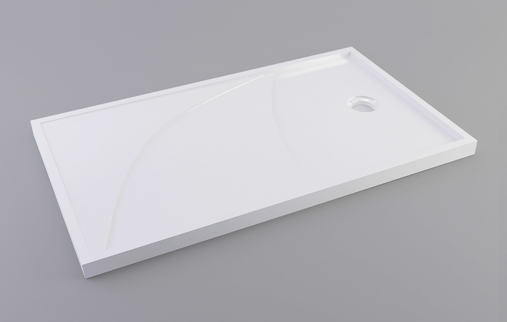 quarter circle 1400 x 900 shower tray on-sale for bathroom-3
