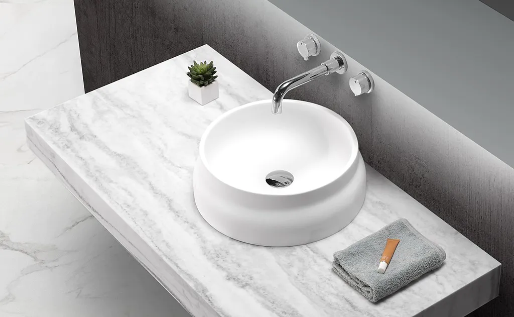 KingKonree durable bathroom countertops and sinks standard for hotel