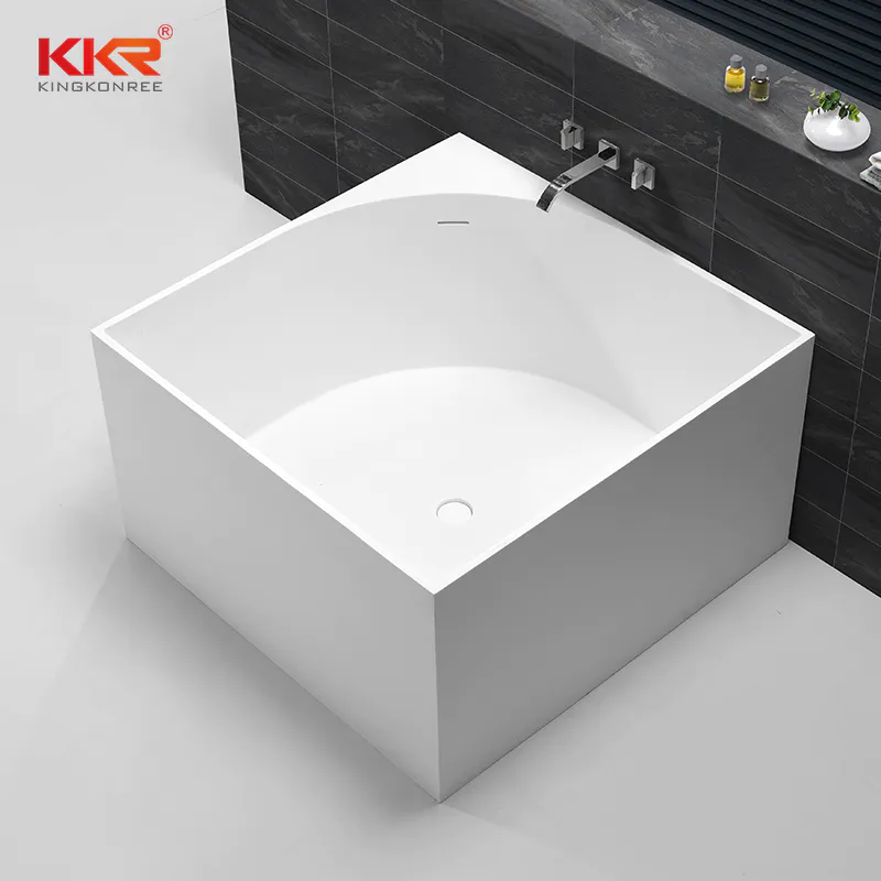 1050mm Squartz Solid Surface Freestanding Bathtub KKR-B067
