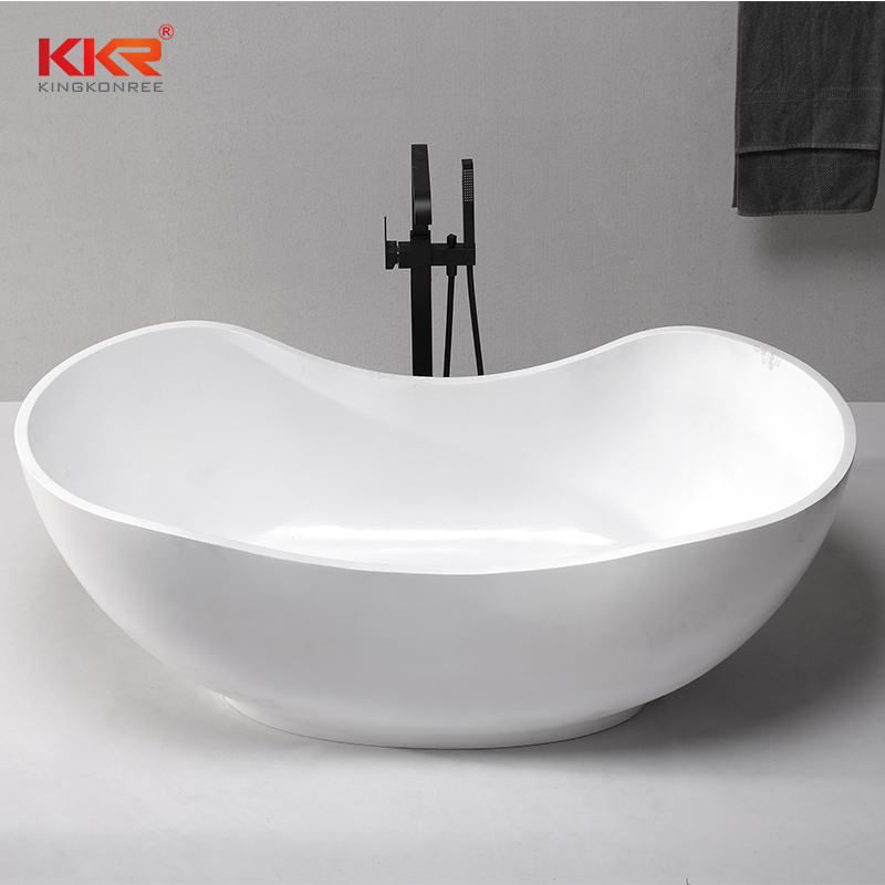 Newly 1700mm Length Acrylic Stone Solid Surface Bath Tub KKR-B073-A