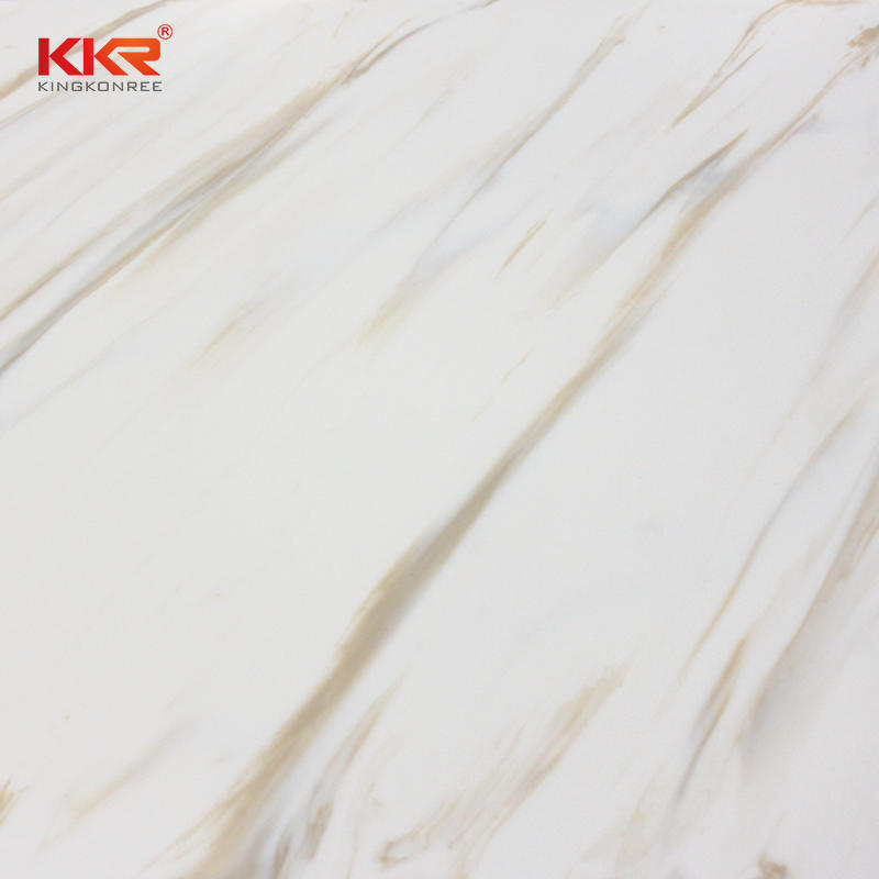 Acrylic Resin Stone Texture Solid Surface Sheet KKR-M8853