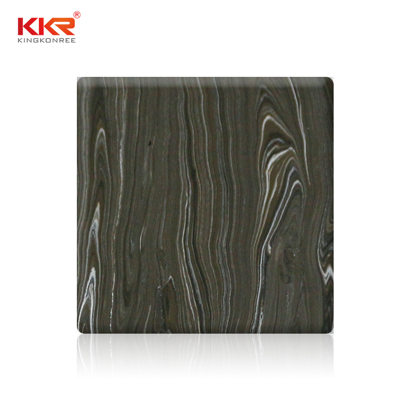 100% Pure Acrylic Solid Surface Sheets With Texture Marble Pattern KKR-M8821