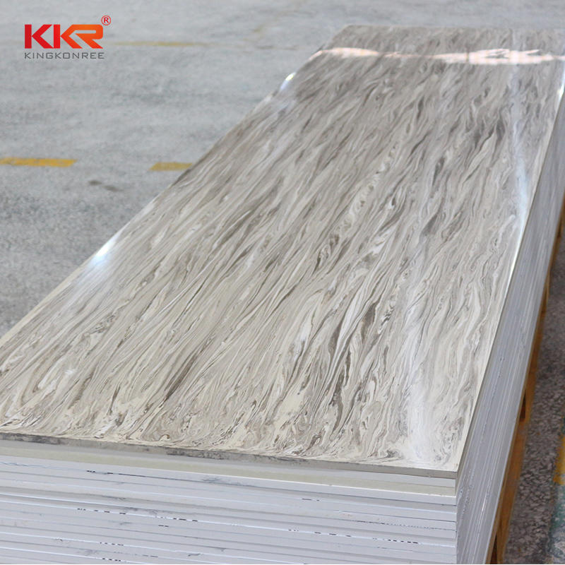 Texute Marble Pattern Acrylic Solid Surface Sheets KKR-M8851
