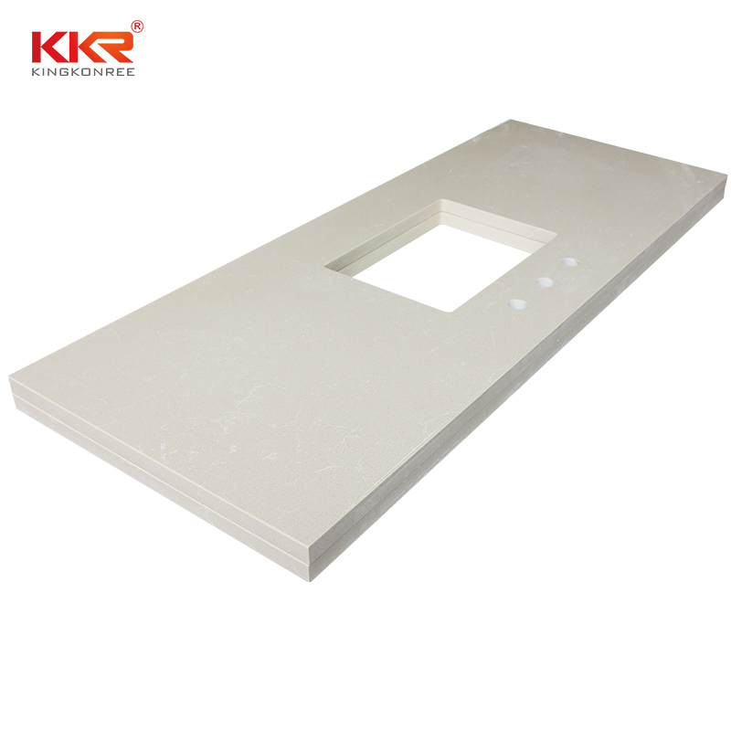 Artificial Marble Quartz Stone Bathroom Vanity Top KKR-VT01