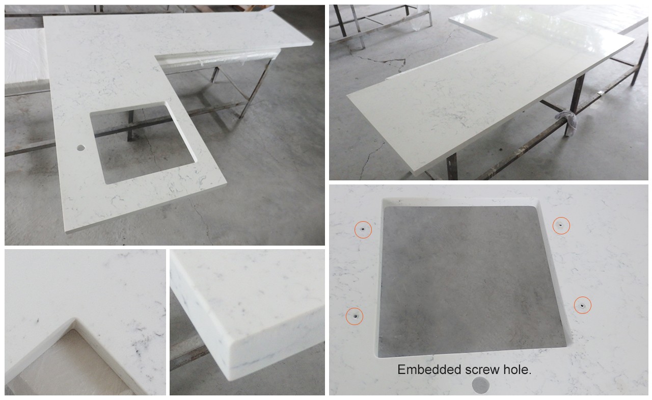 KingKonree solid surface kitchen worktops manufacturer for hotel-1