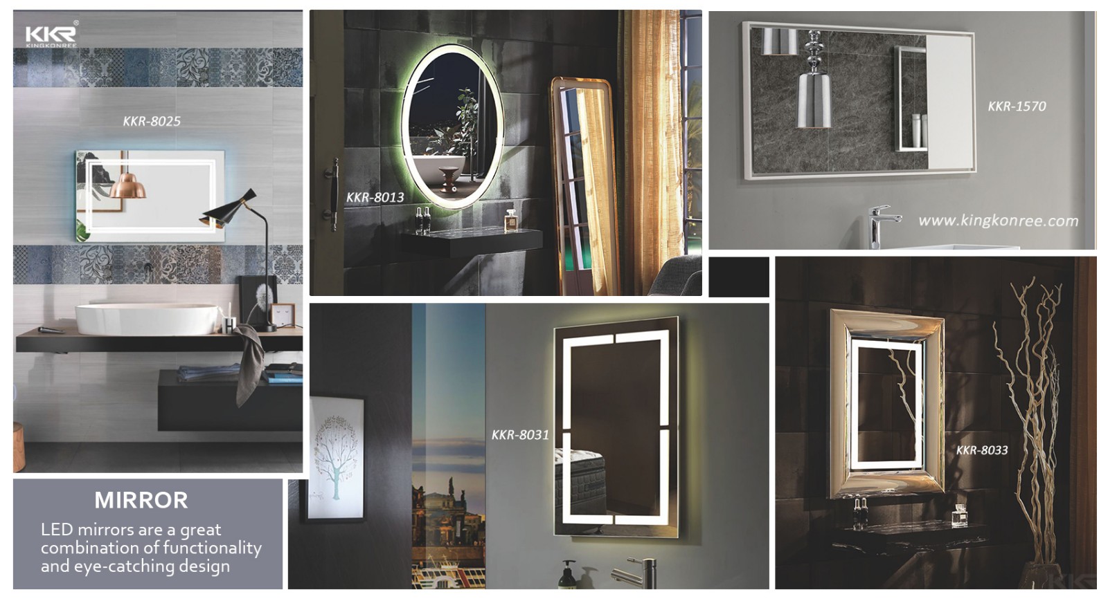 KingKonree bathroom mirrors contemporary customized design for home-2