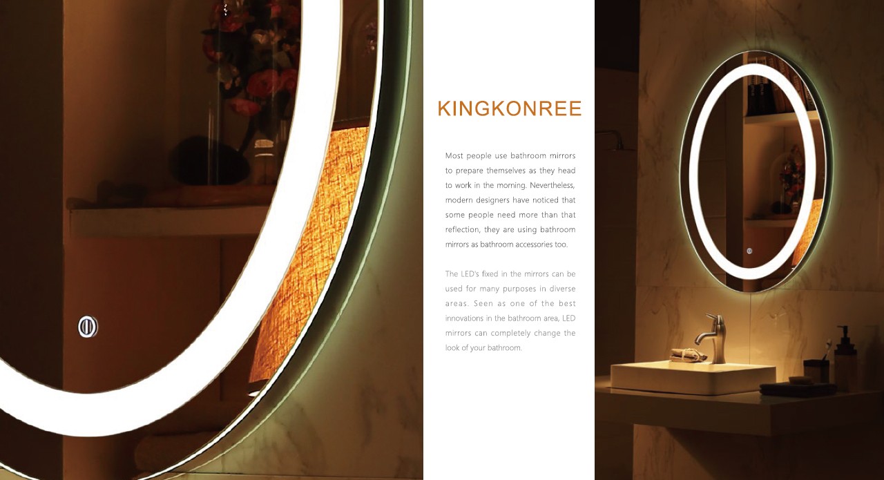 KingKonree elegant wall mounted mirror supplier for home-1