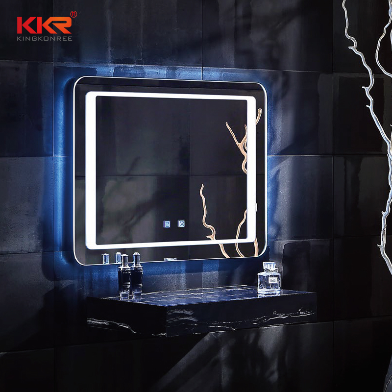 Artificial Stone Bathroom LED Mirror Defog KKR-8020