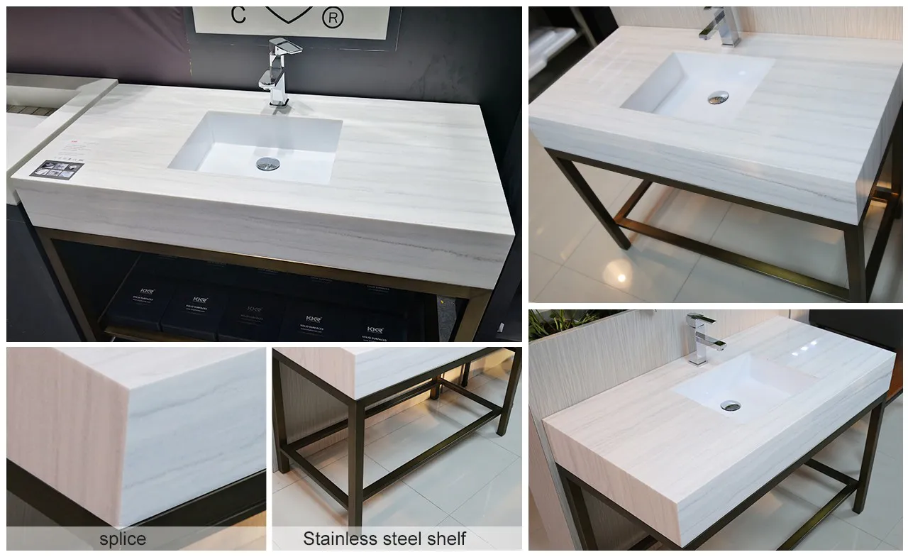 KingKonree artificial bathroom tops sink for bathroom