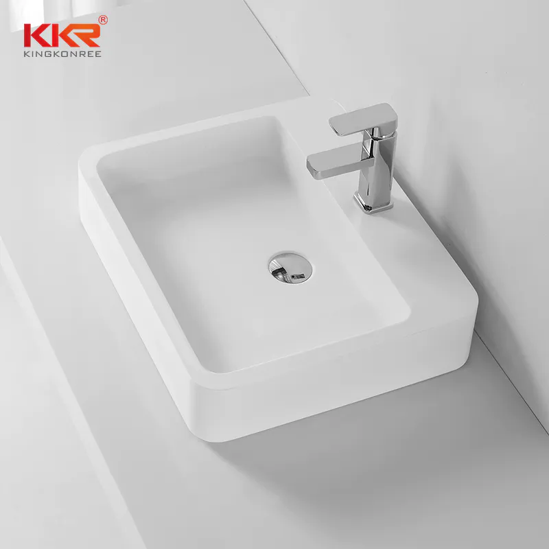 KingKonree acrylic above counter basin round supplier for hotel