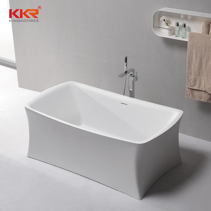 Unique Shape Solid Surface Bathroom Bath Tub KKR-B086
