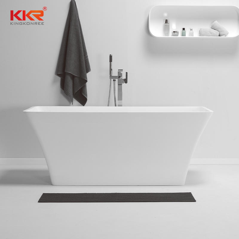 1500mm Or 1700mm Length Good Quality Soild Surface Freestanding Bathtub KKR-B074