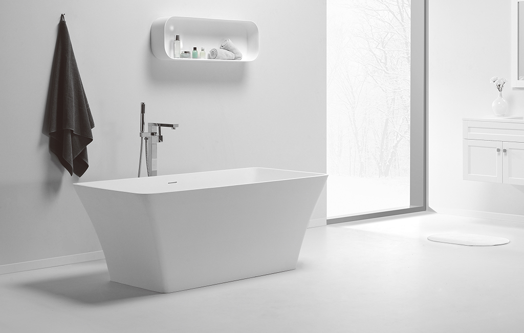 bulk production stone resin bathtub kkrb086 free design for hotel-1