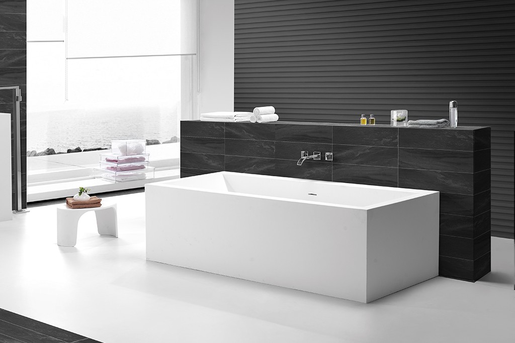 KingKonree quality rectangular freestanding tub free design for shower room-1