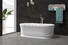 KingKonree high-end stone resin bathtub ODM for family decoration