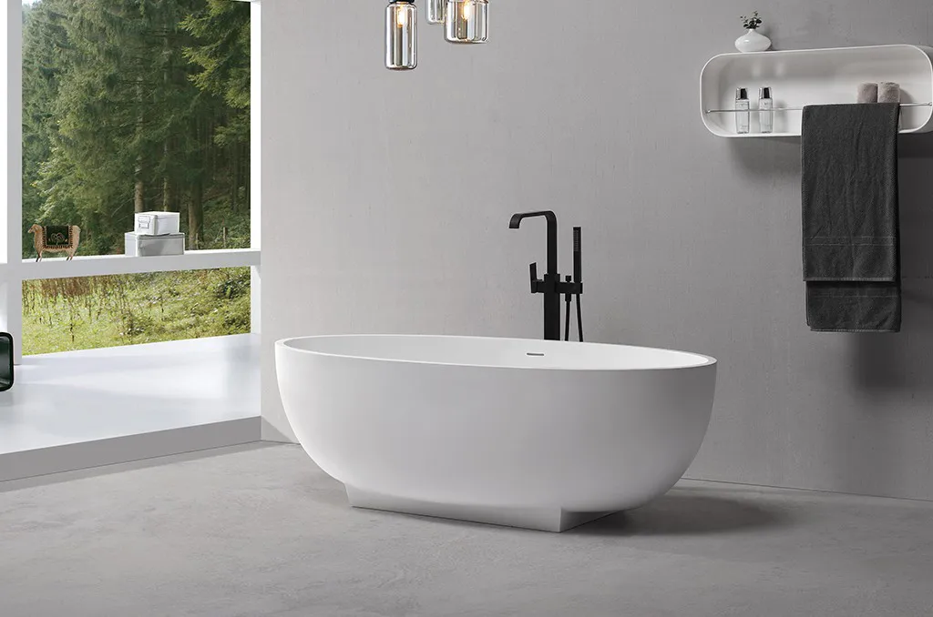 matt bathroom freestanding tub free design for hotel