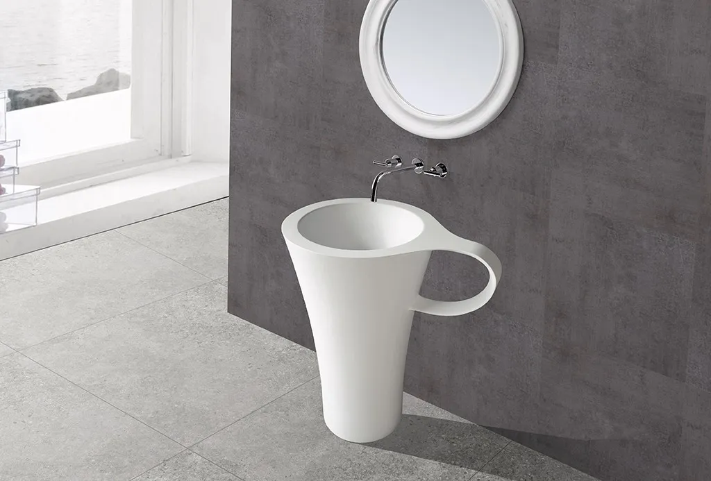 marble pedestal wash basin manufacturer for motel