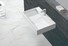 KingKonree 600mm stone resin wall hung basin for wholesale for shower room
