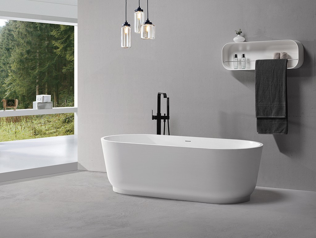 KingKonree gray sanitary ware manufactures design fot bathtub