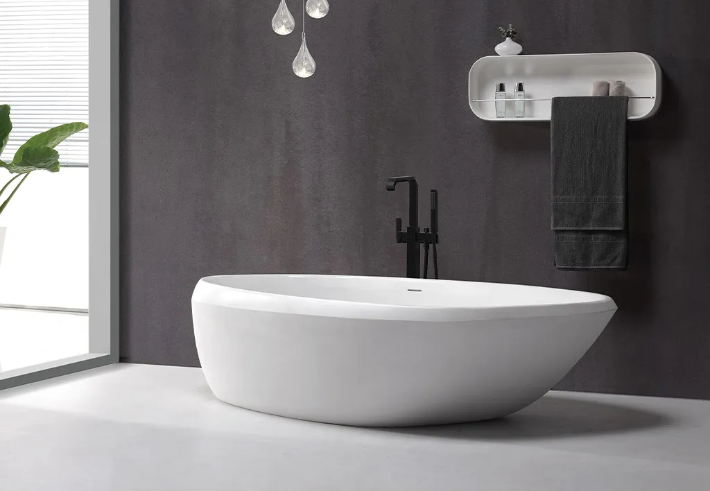 gray bathroom sanitary ware factory price fot bathtub