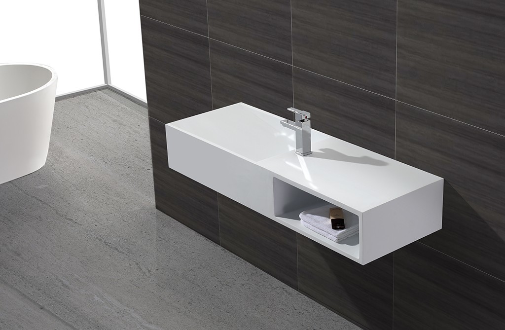 classic wall mounted wash basin customized for bathroom