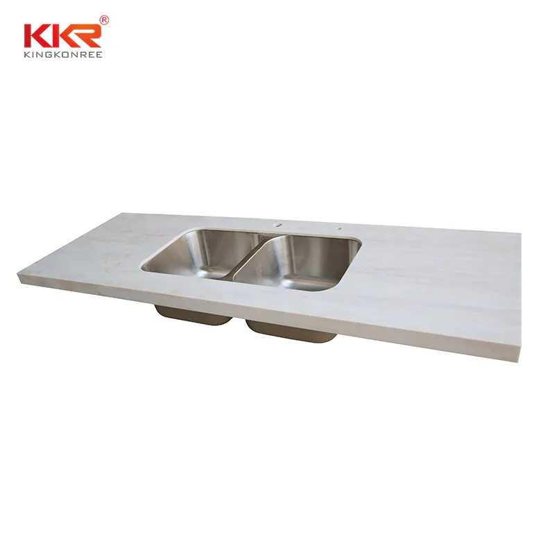 Texture Marble  Artificial Stone Countertop Rectangular Marble Table Tops Kitchen Worktops