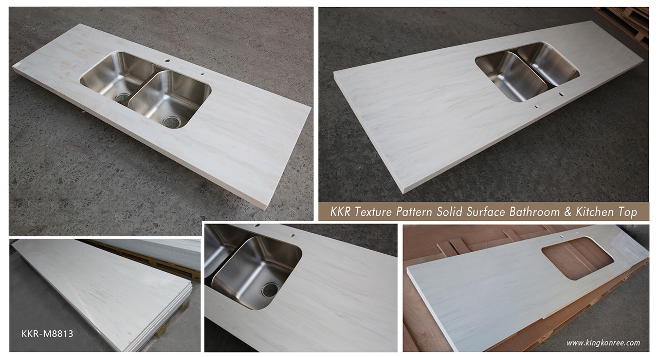 KingKonree luxury solid surface kitchen worktops manufacturer for hotel-1