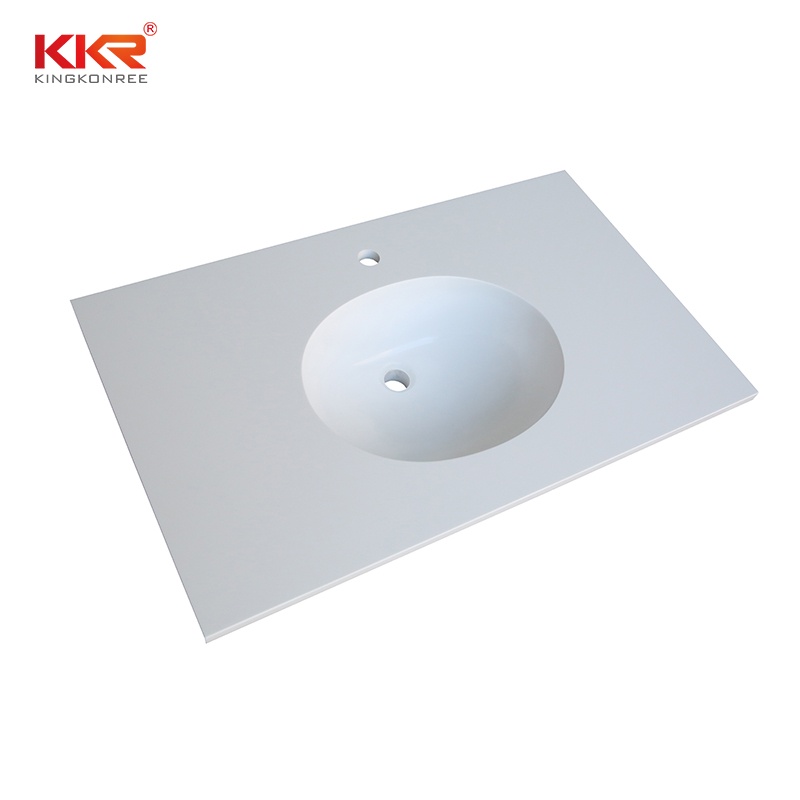 KingKonree surface stone resin bathroom worktops manufacturer for bathroom