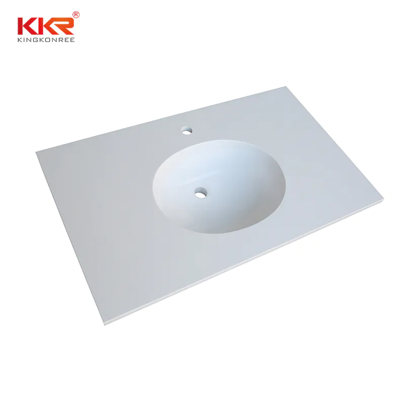 KingKonree white marble bathroom countertops supplier for home
