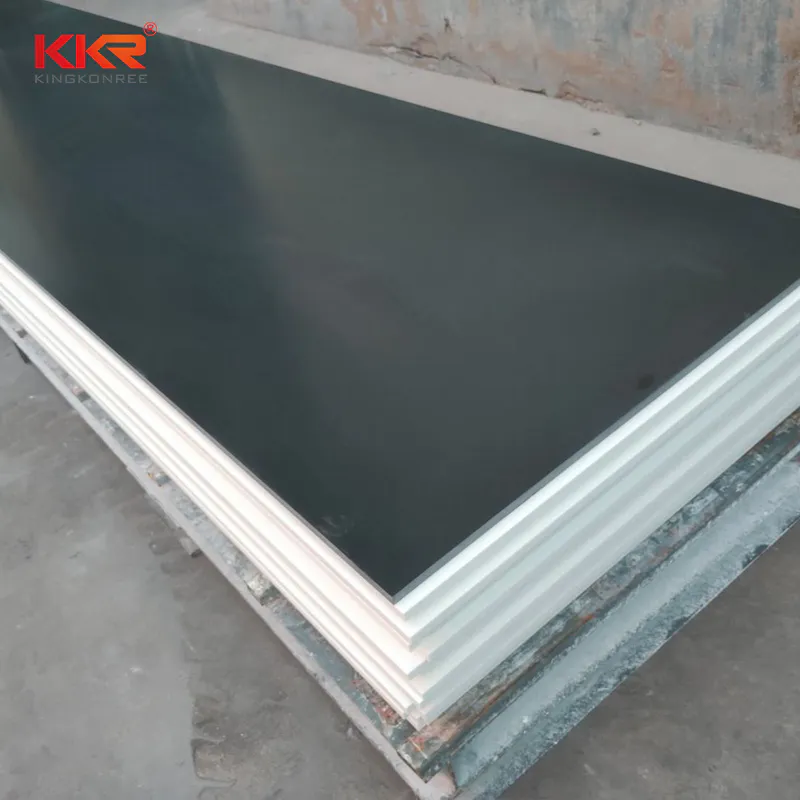 KingKonree white solid surface acrylics factory price for restaurant