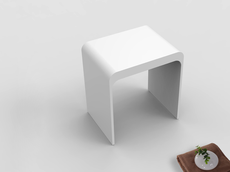 soild small bathroom stool customized for room