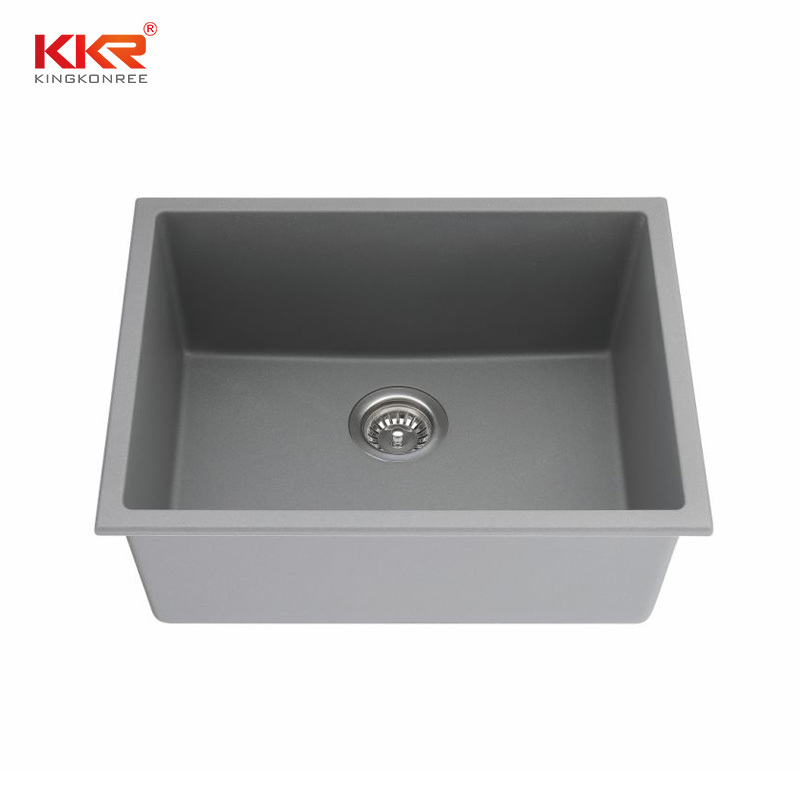 KKR High Quality quartz sink Customized quartz stone kitchen sink KKR-SQ906