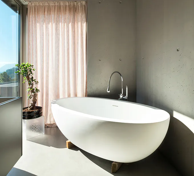 durable resin stone bathtub free design