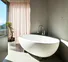 KingKonree matt round freestanding bathtub ODM for bathroom