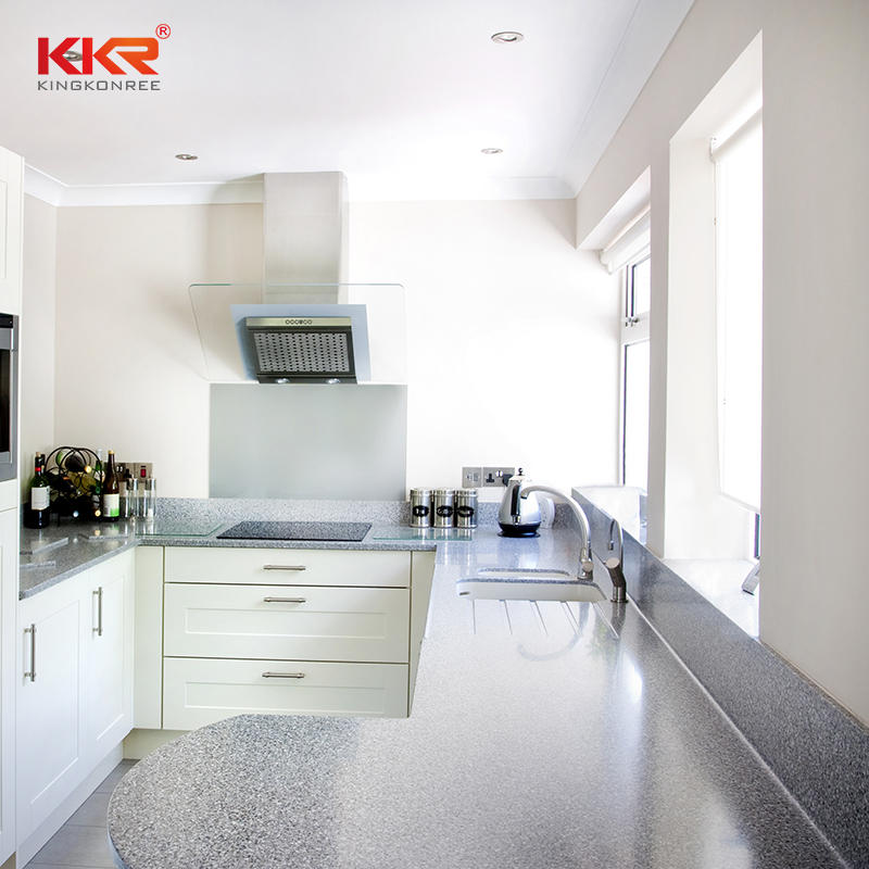 acrylic solid surface kitchen top KKR kitchen countertops solid surface worktop