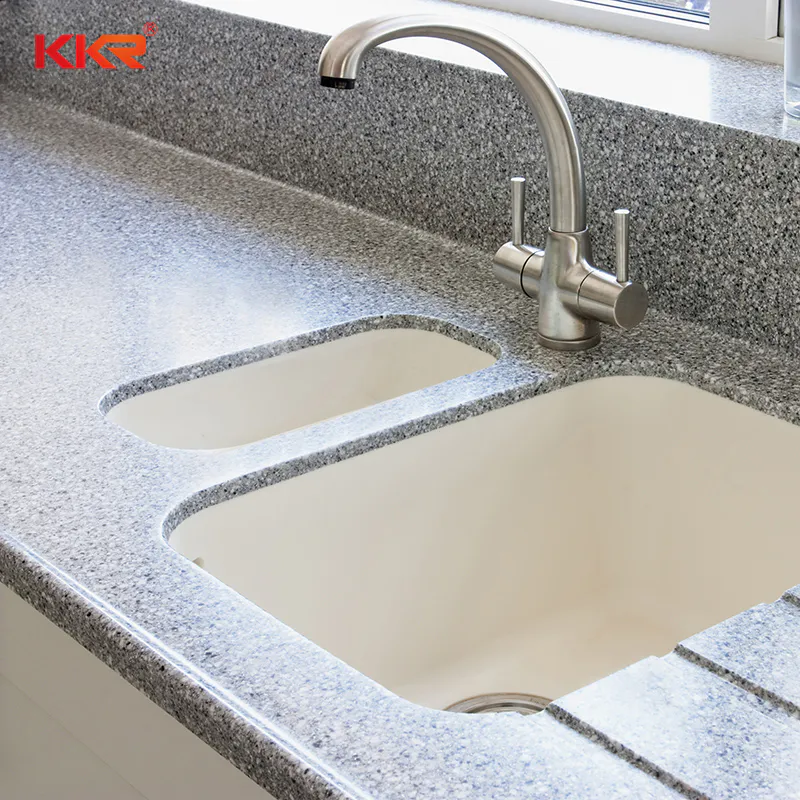 Acrylic solid surface kitchen top KKR kitchen countertops solid surface worktop