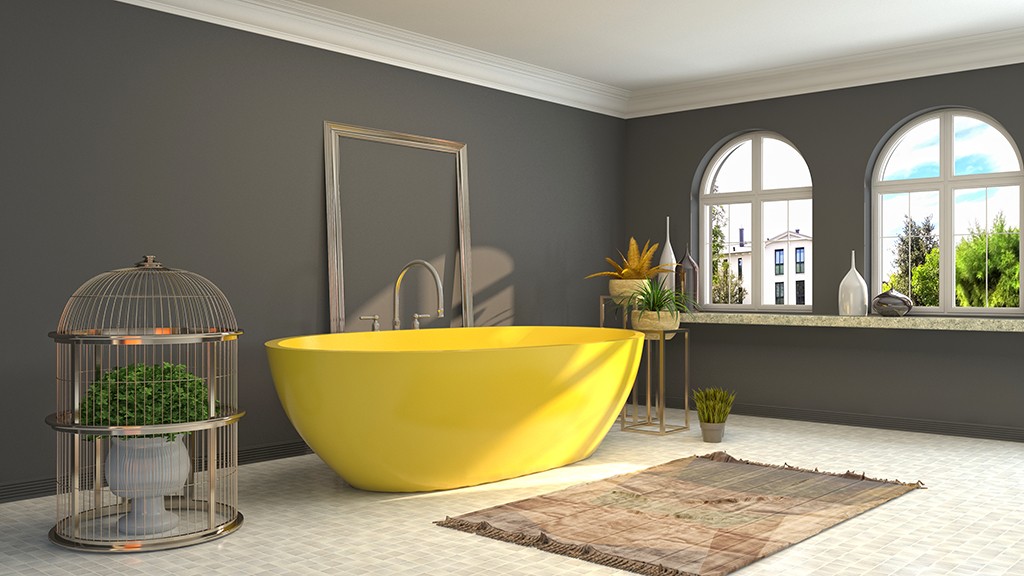 KingKonree solid surface bathtub at discount for family decoration-1