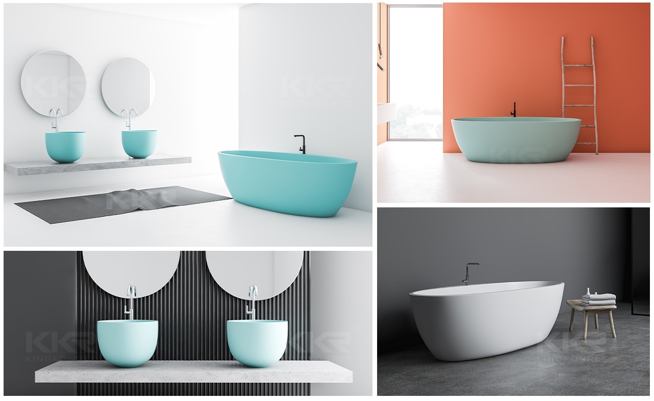 KingKonree reliable acrylic freestanding bathtub at discount-11