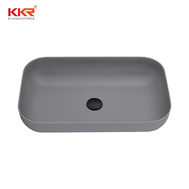 Domestic High Hardness Quartz Stone Kitchen Sink Bathroom Basin Mable Color Sink  KKR-QS2145