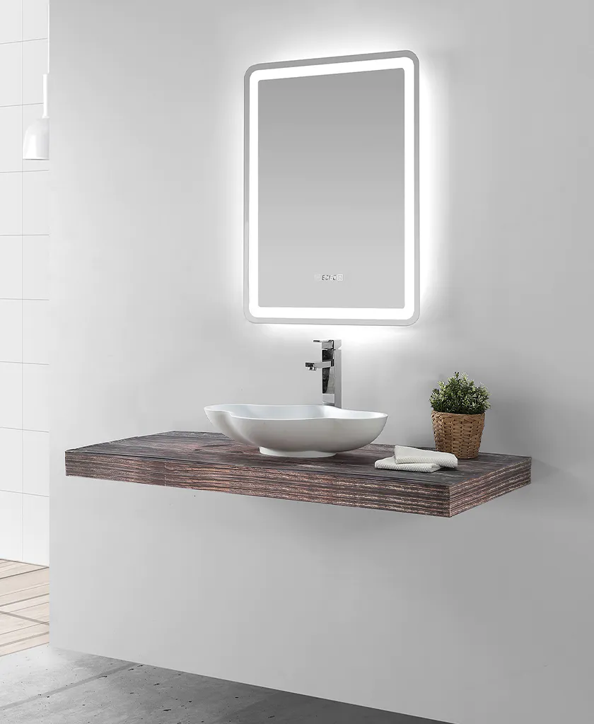 durable above counter square bathroom sink cheap sample for room