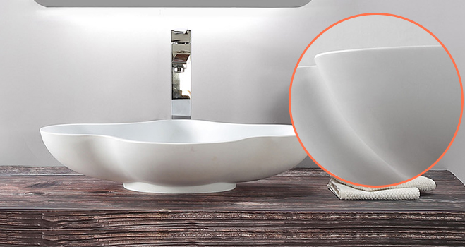sanitary ware top mount bathroom sink cheap sample for room-6