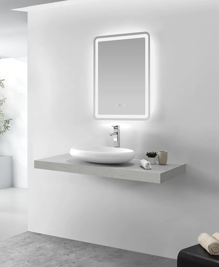 pure above counter vanity basin customized for room