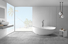 KingKonree solid surface freestanding tub free design for shower room