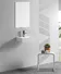 KingKonree stone resin wall hung basin design for home
