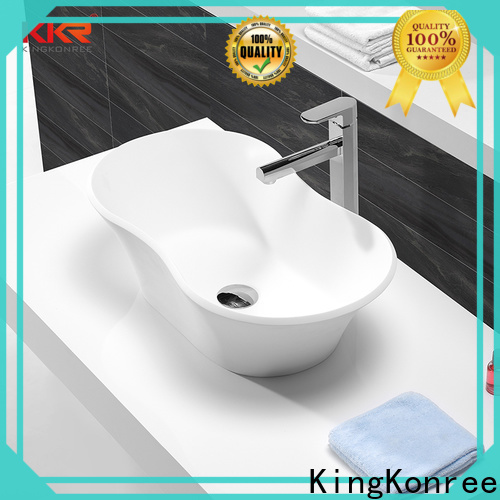 KingKonree thermoforming above counter sink bowl design for restaurant